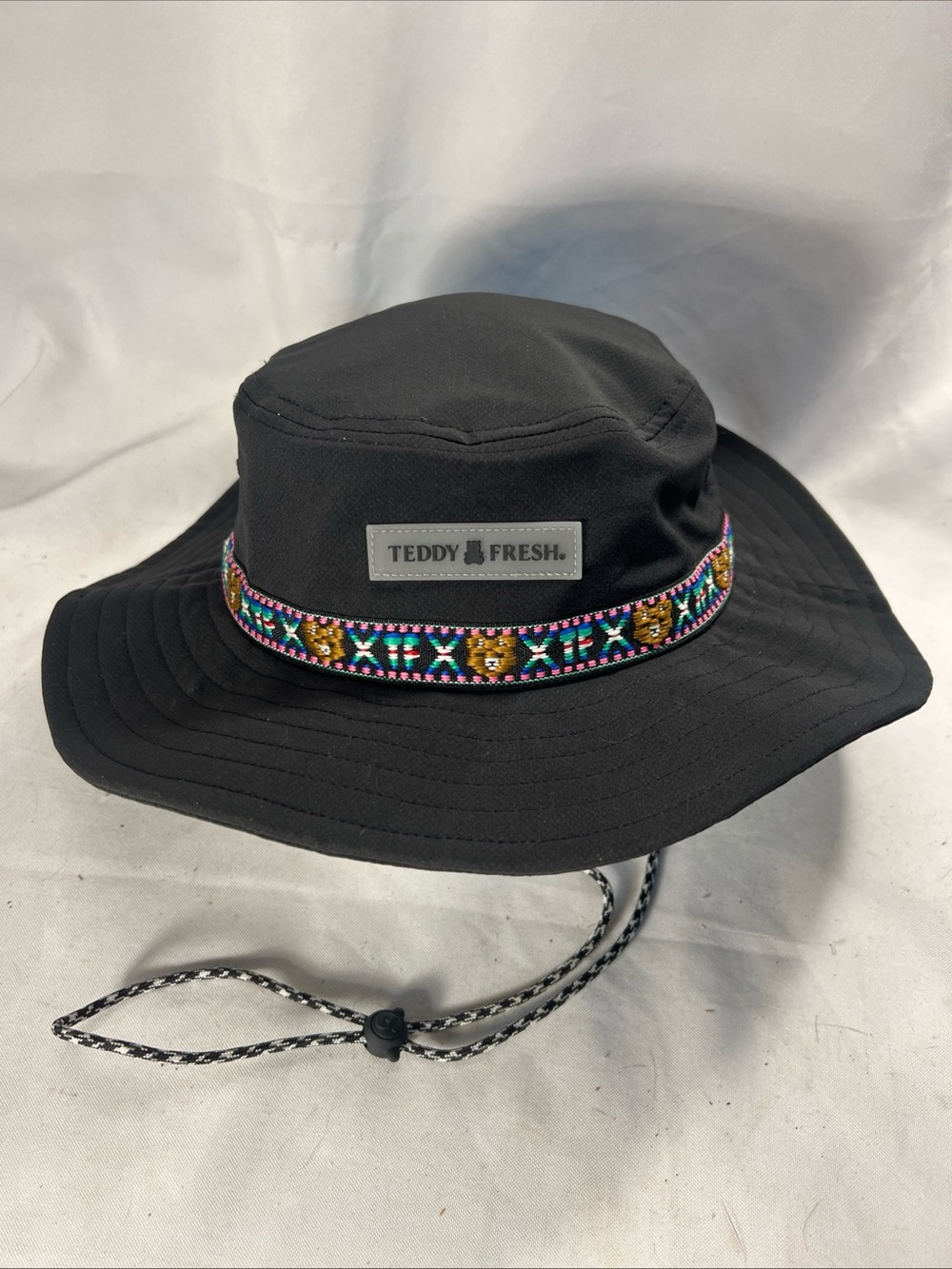 TEDDY FRESH Bear Logo Black Bucket Hat One Size TF Size Small / Medium